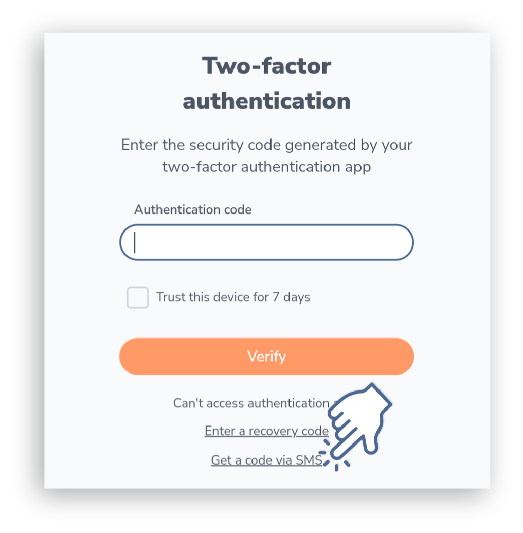 Tap Get A Code Via SMS.png